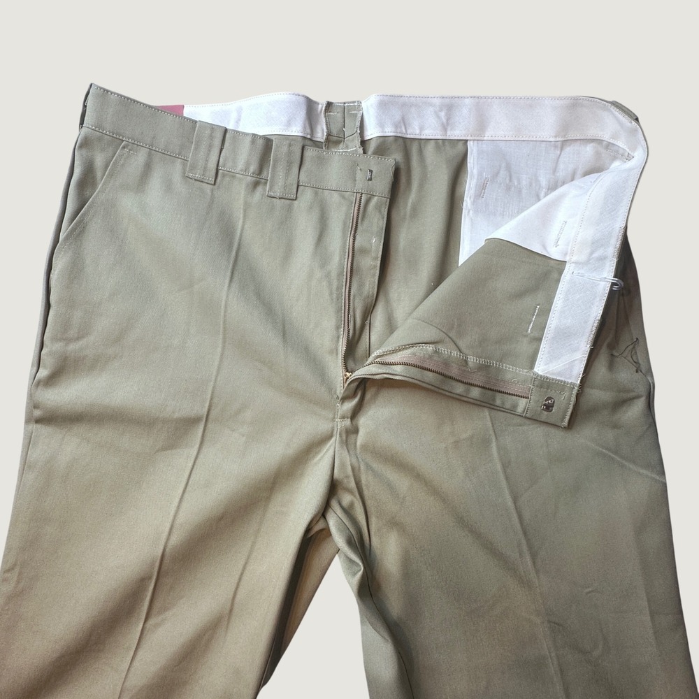 Red Kap Work Pants Mens 48x37U PT62KH0 Chino Khaki Unfinished Hem Workwear NEW